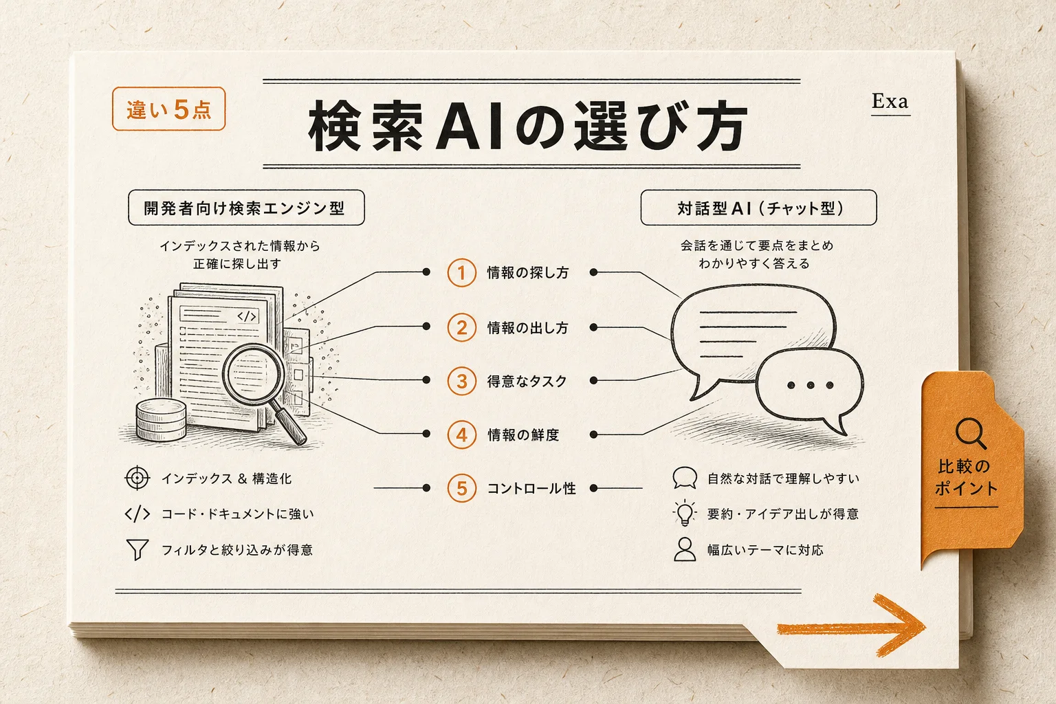 ExaとChatGPTを比較、検索精度とコストの違い5点 (2026年版)
