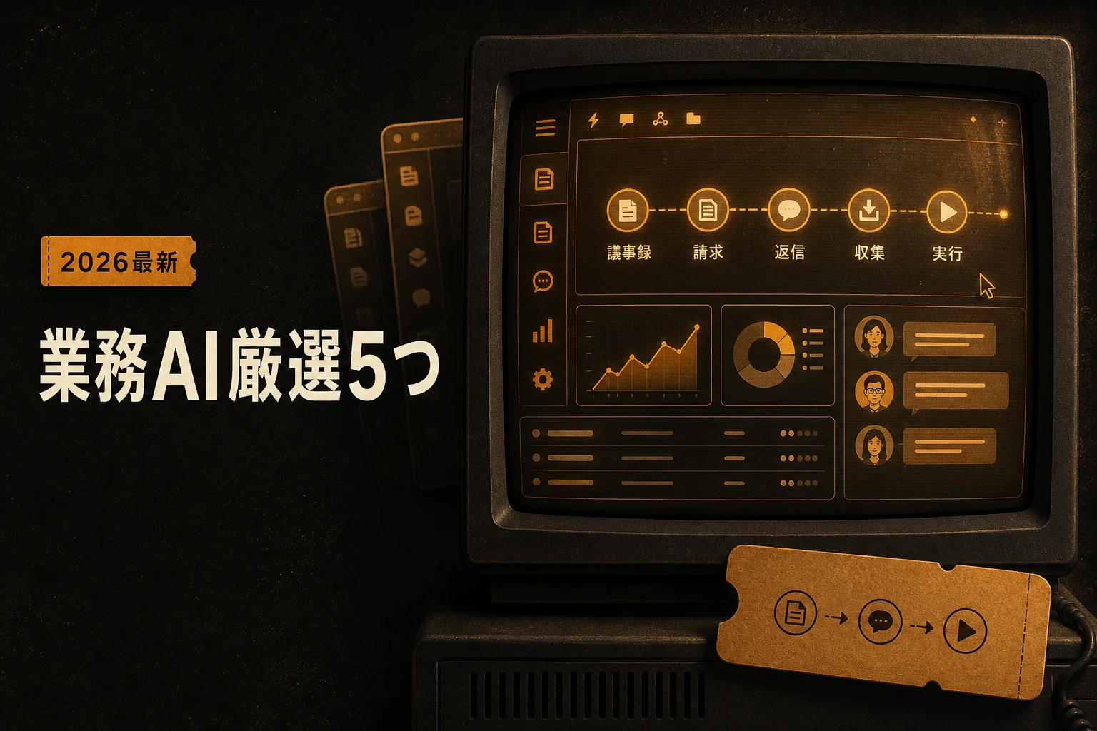 経営者の業務自動化AIベスト5｜月3,000円で始める選び方 (2026年版)