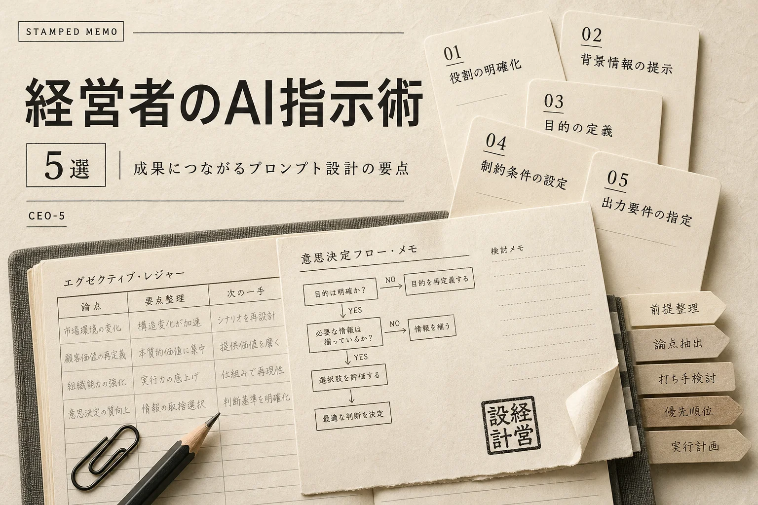 経営者向けプロンプト設計AIベスト5 月3,000円で始める選び方 (2026年版)