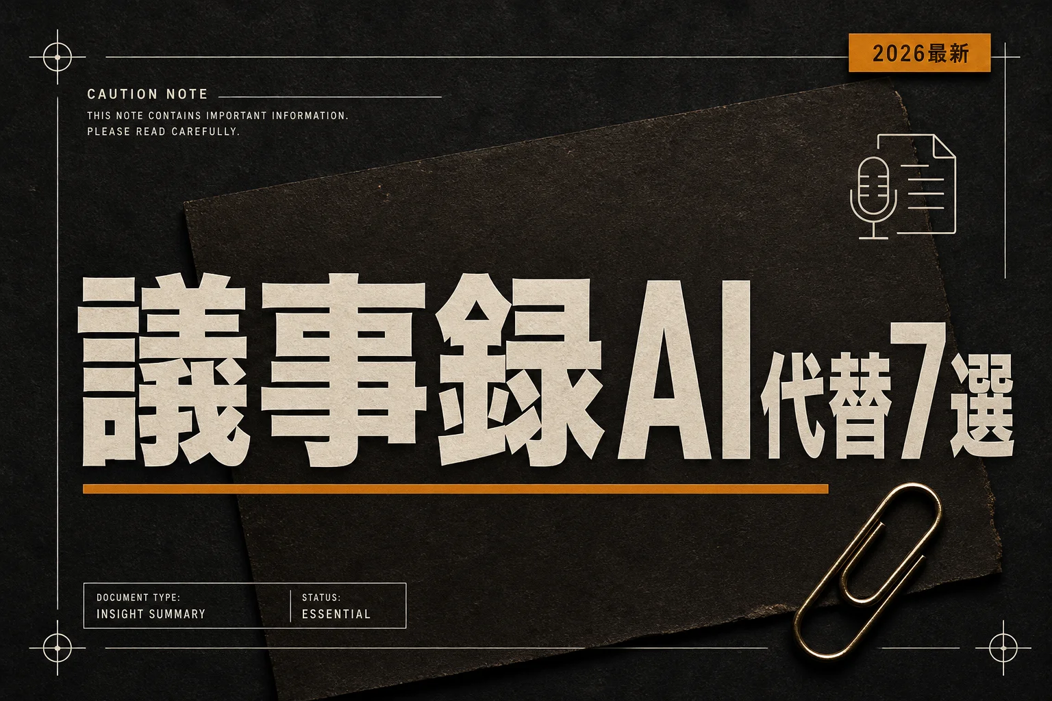 Fathom 代替の議事録AI 7選、無料・日本語・OSSで選ぶ (2026年版)