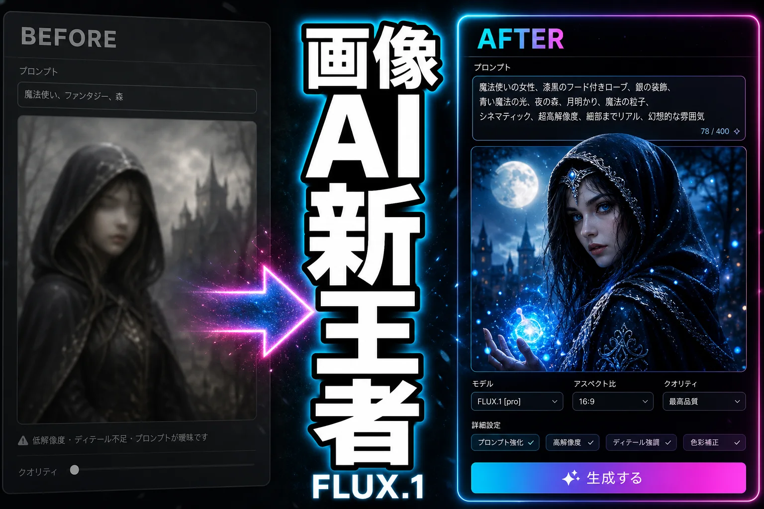 FLUX.1とは？料金・使い方・商用利用を画像生成AIの新王者で徹底解説