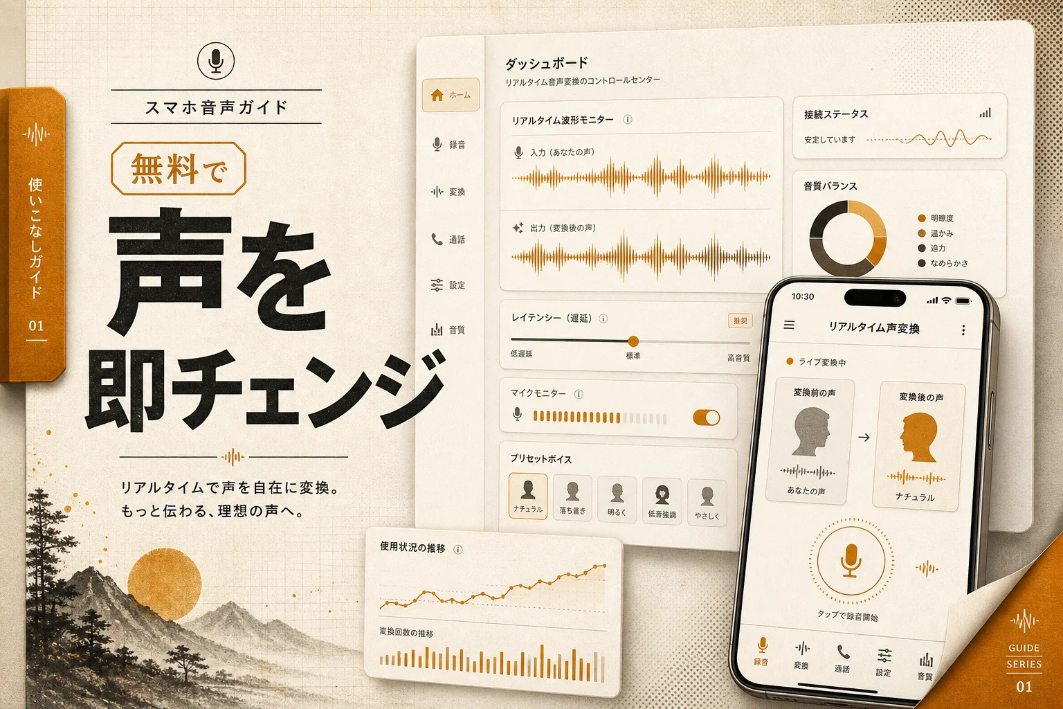 スマホで使える無料リアルタイムボイスチェンジャーの選び方｜iPhone/Android対応アプリと使い方 (2026年版)