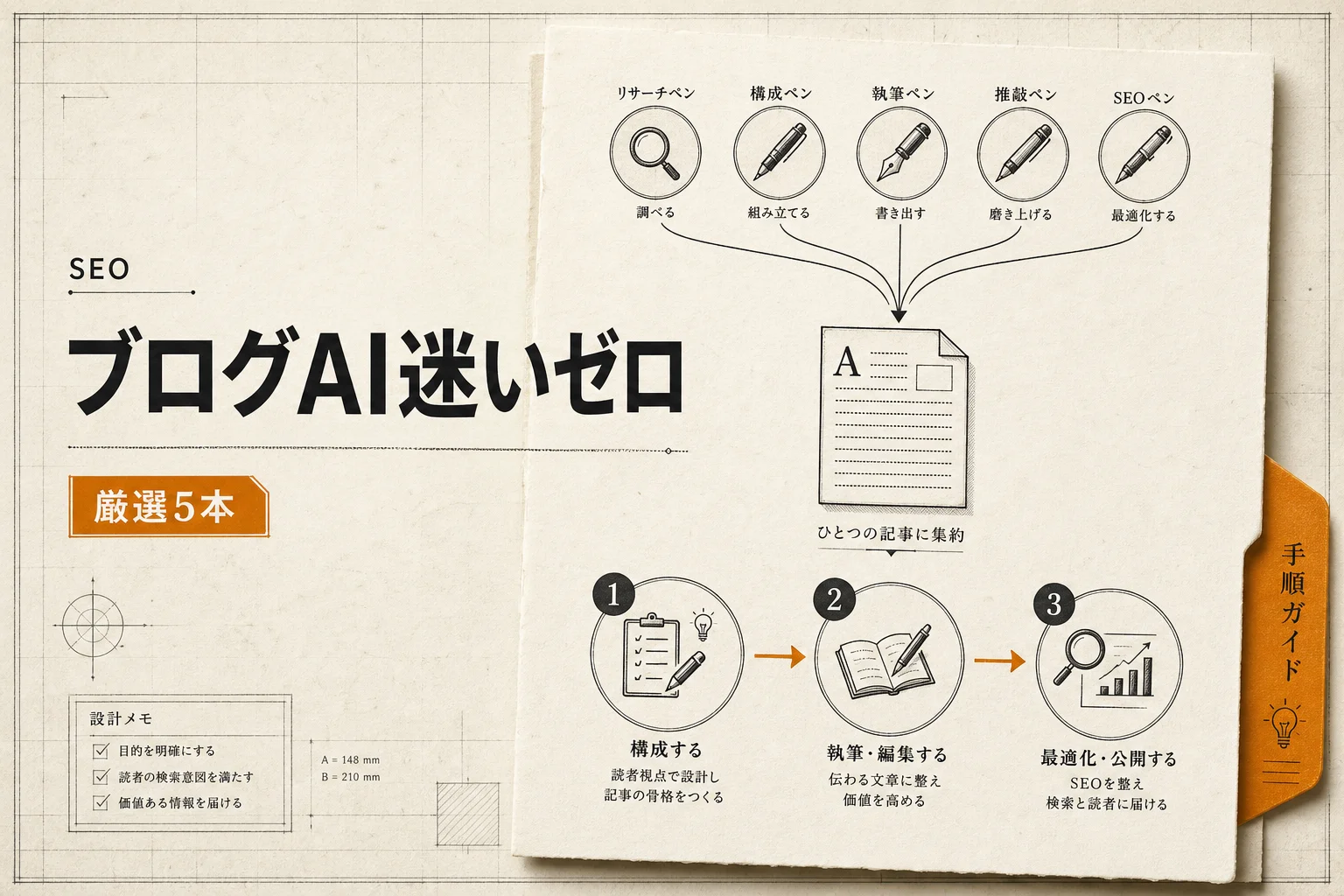 フリーランスのブログ執筆AI ベスト5 — 月3,000円以下で回す選び方 (2026年版)