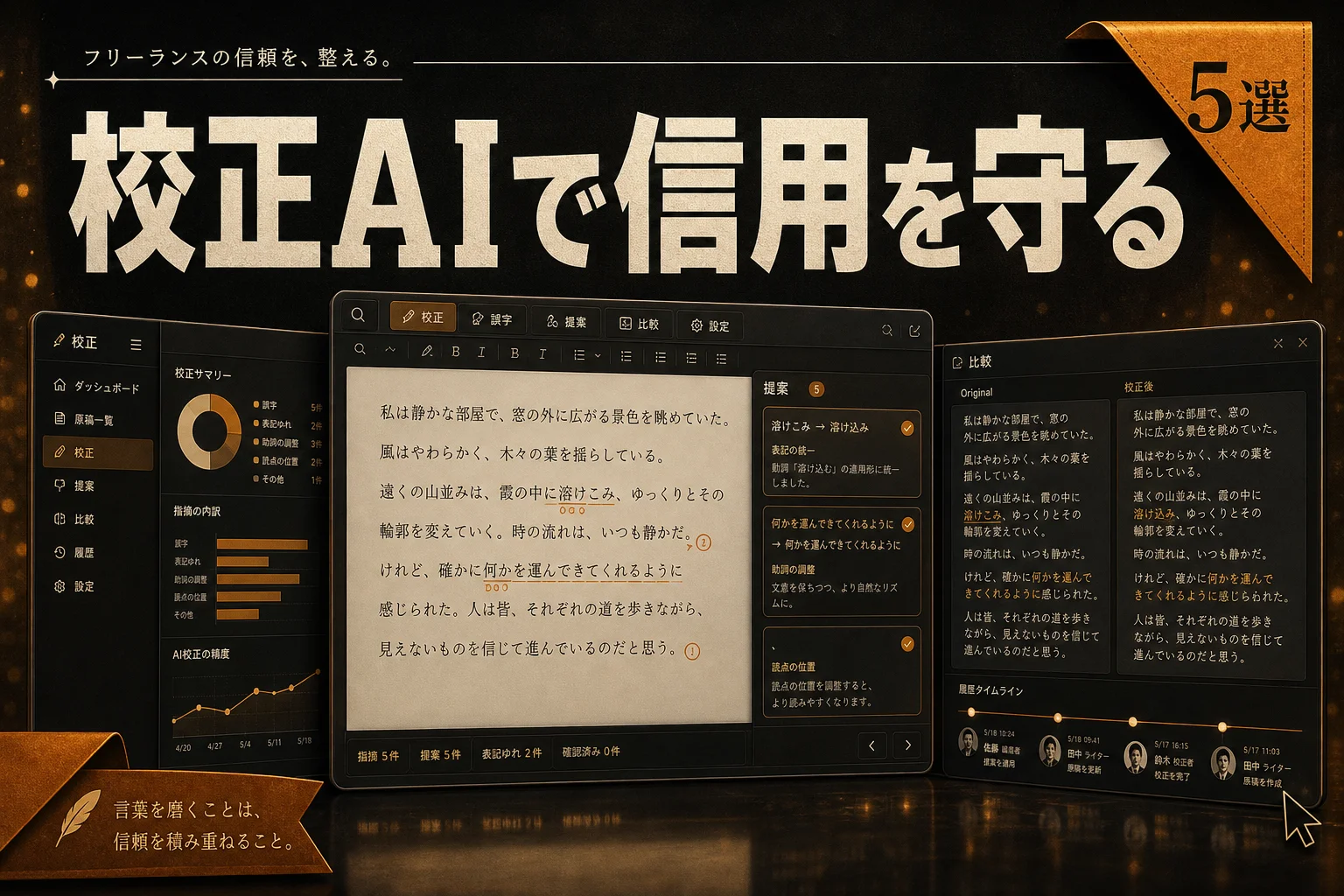 フリーランス向け校正AI 5選 — 月3,000円以下で始める選び方と比較（2026年版）