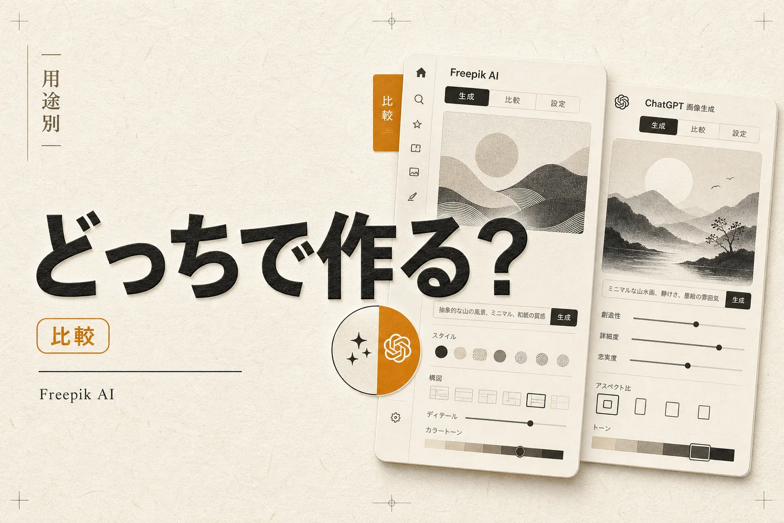 Freepik AIとChatGPTを徹底比較｜画像生成の性能とコストで選ぶ2026年版