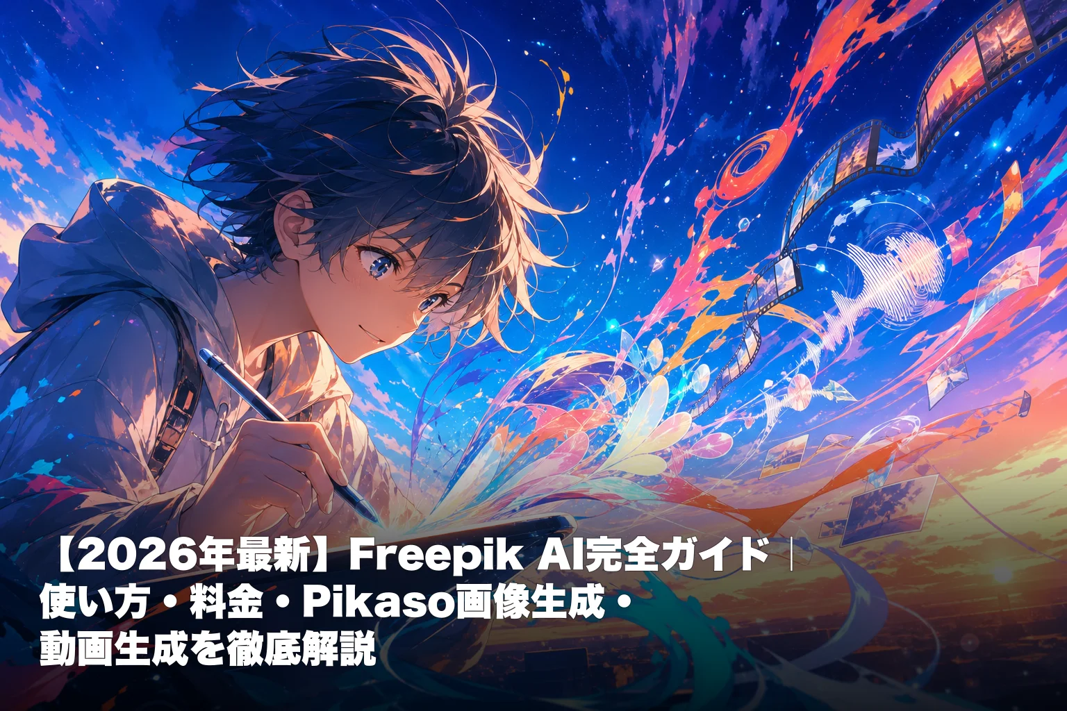 【2026年最新】Freepik AI完全ガイド｜使い方・料金・Pikaso画像生成・動画生成を徹底解説