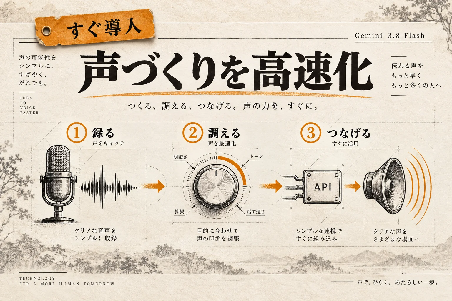 Gemini 3.8 Flash TTSとは？料金・APIの使い方と独自音声の作成手順