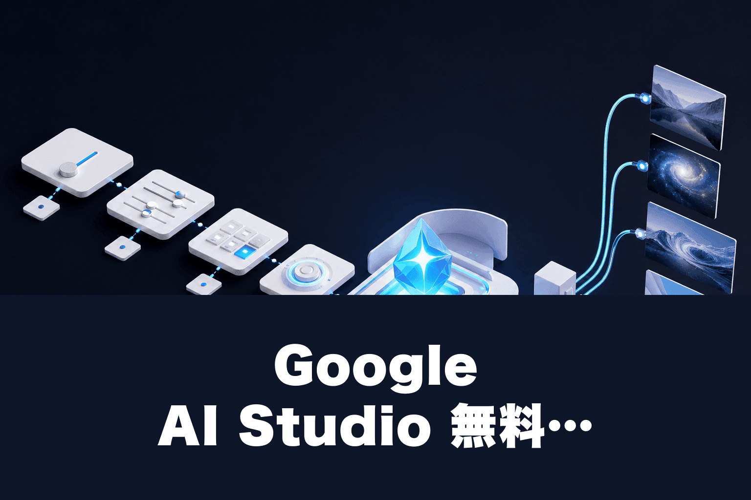 Google AI Studio 無料枠｜Gemini 2.5 Pro/Flash・APIを30秒で開始
