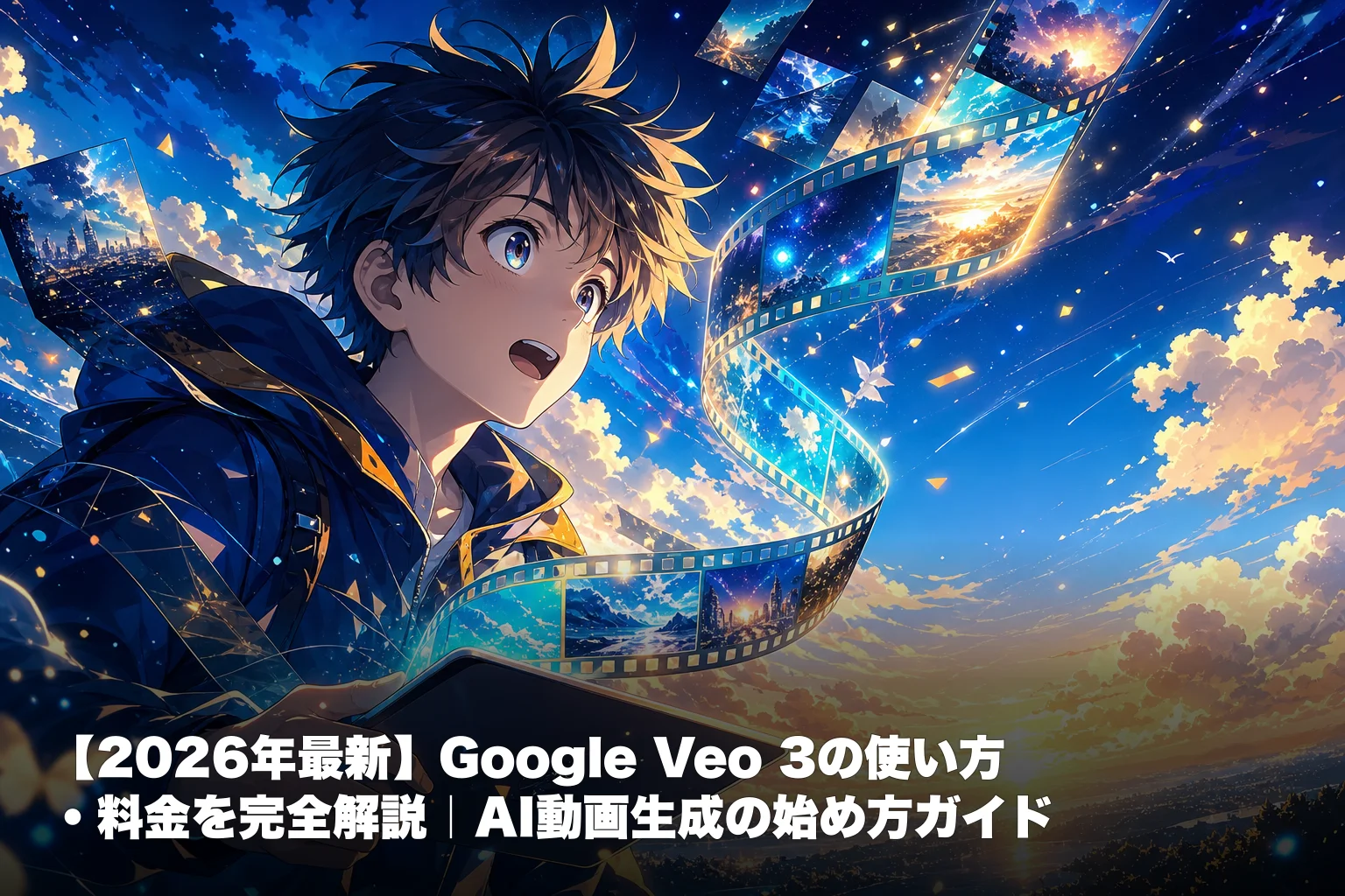 【2026年最新】Google Veo 3の使い方・料金を完全解説｜AI動画生成の始め方ガイド