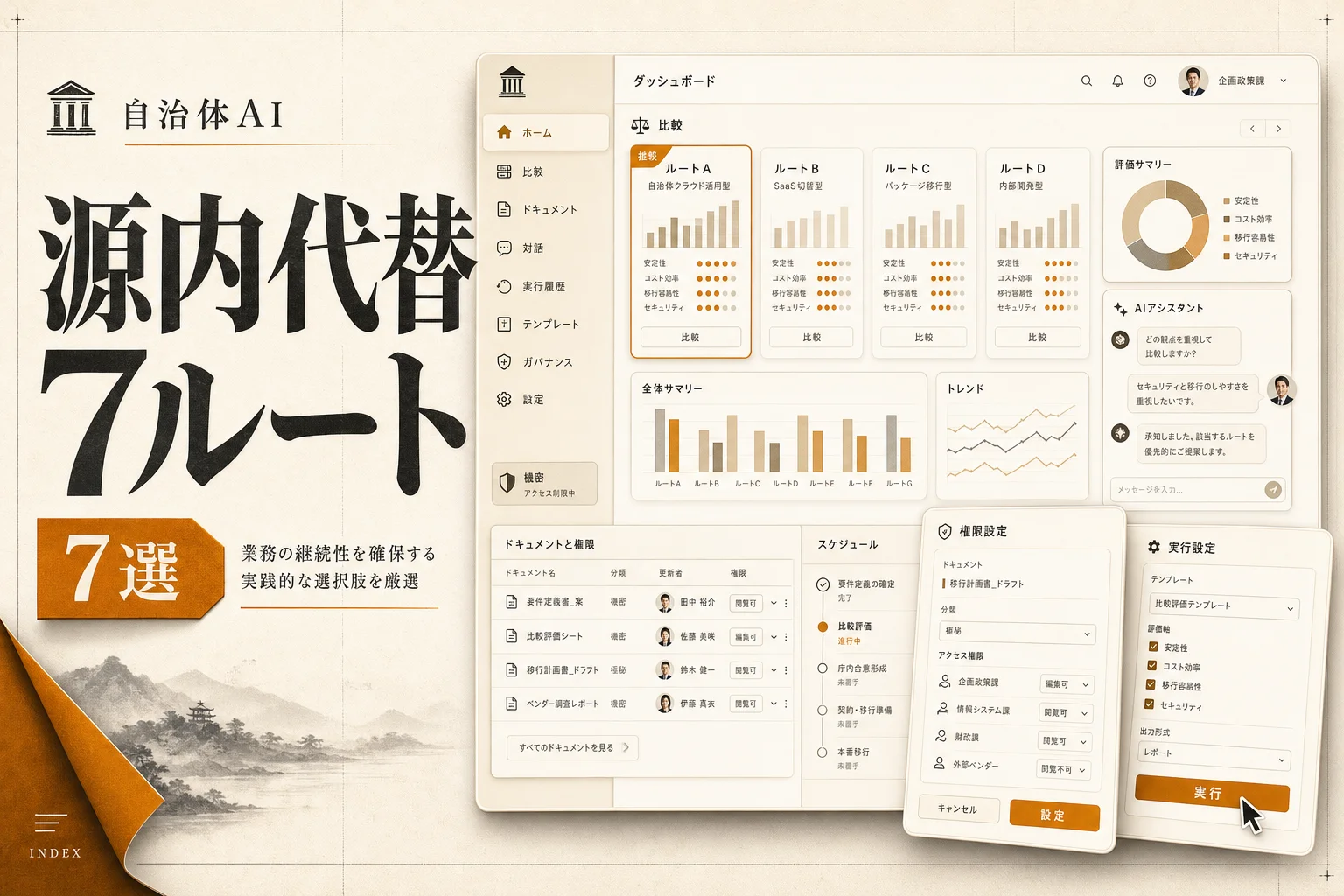 ガバメントAI「源内」の代替7選｜自治体・企業向け無料/OSS構成の選び方 (2026年版)