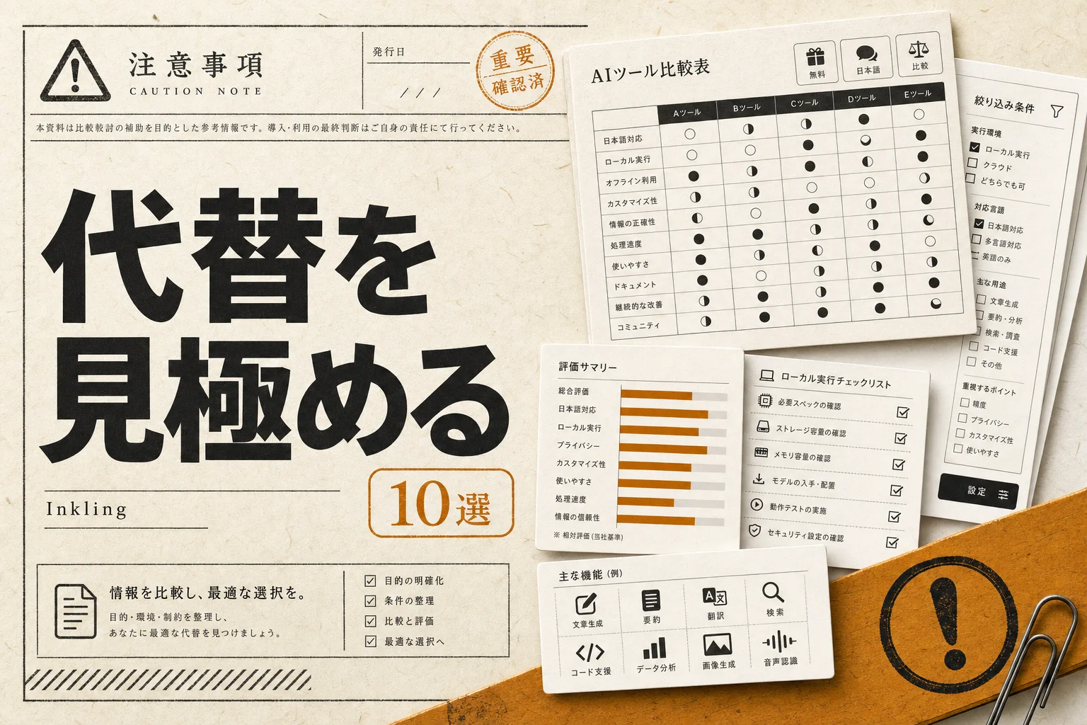 Inkling 代替10選｜無料・日本語・オープンソースで比較 (2026年版)
