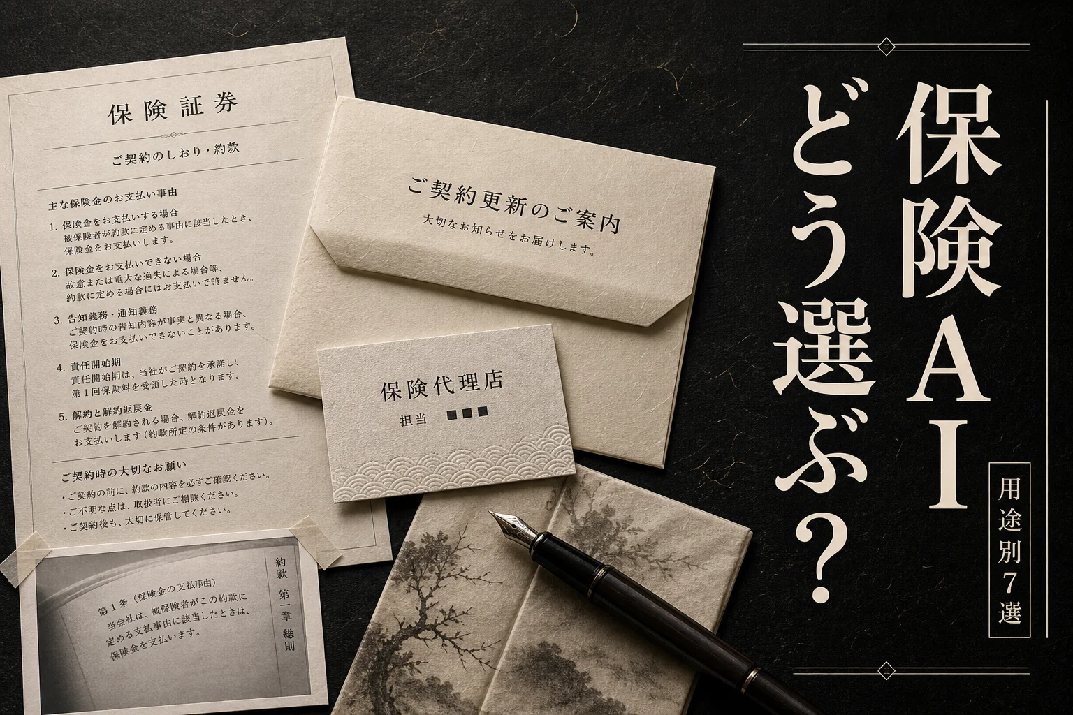 保険業務のAIツールおすすめ7選 代理店の選び方と料金比較 (2026年版)