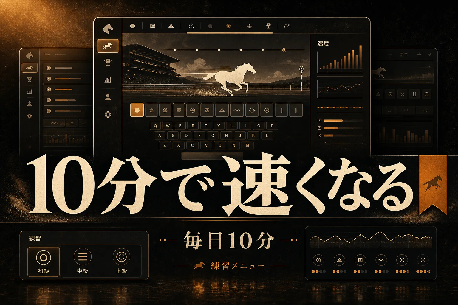 競馬タイピングの遊び方と上達法 — 初級から上級まで速く打つコツ (2026年版)