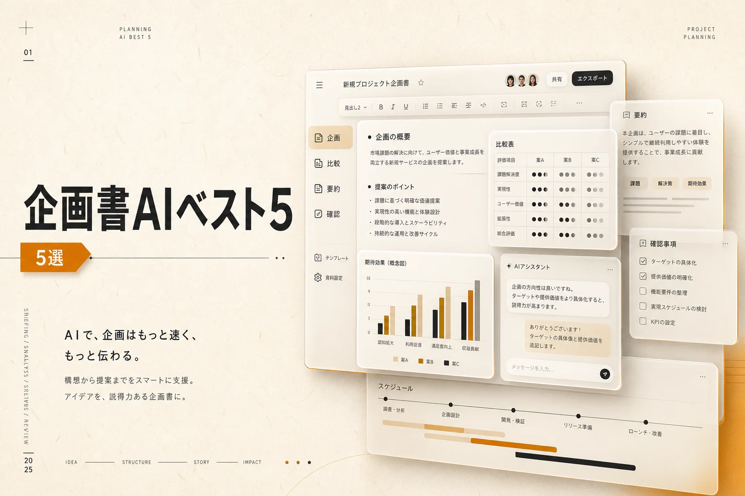 個人事業主の企画書AIベスト5と月3,000円以下で始める選び方 (2026年版)