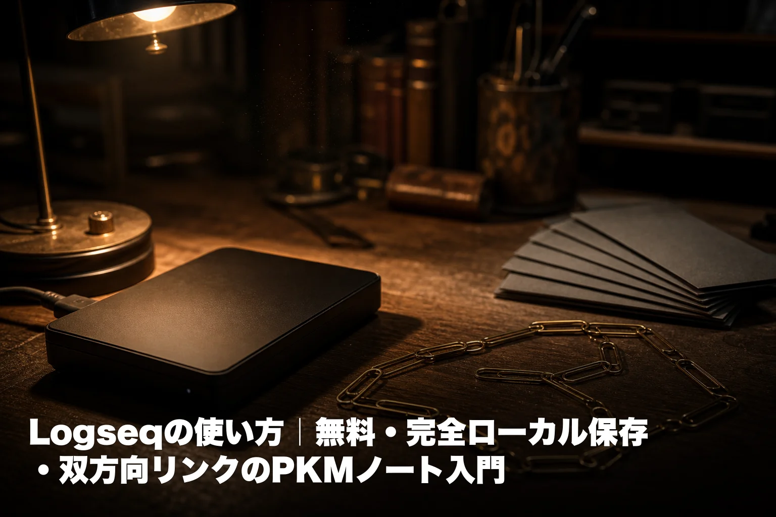 Logseqの使い方｜無料・完全ローカル保存・双方向リンクのPKMノート入門
