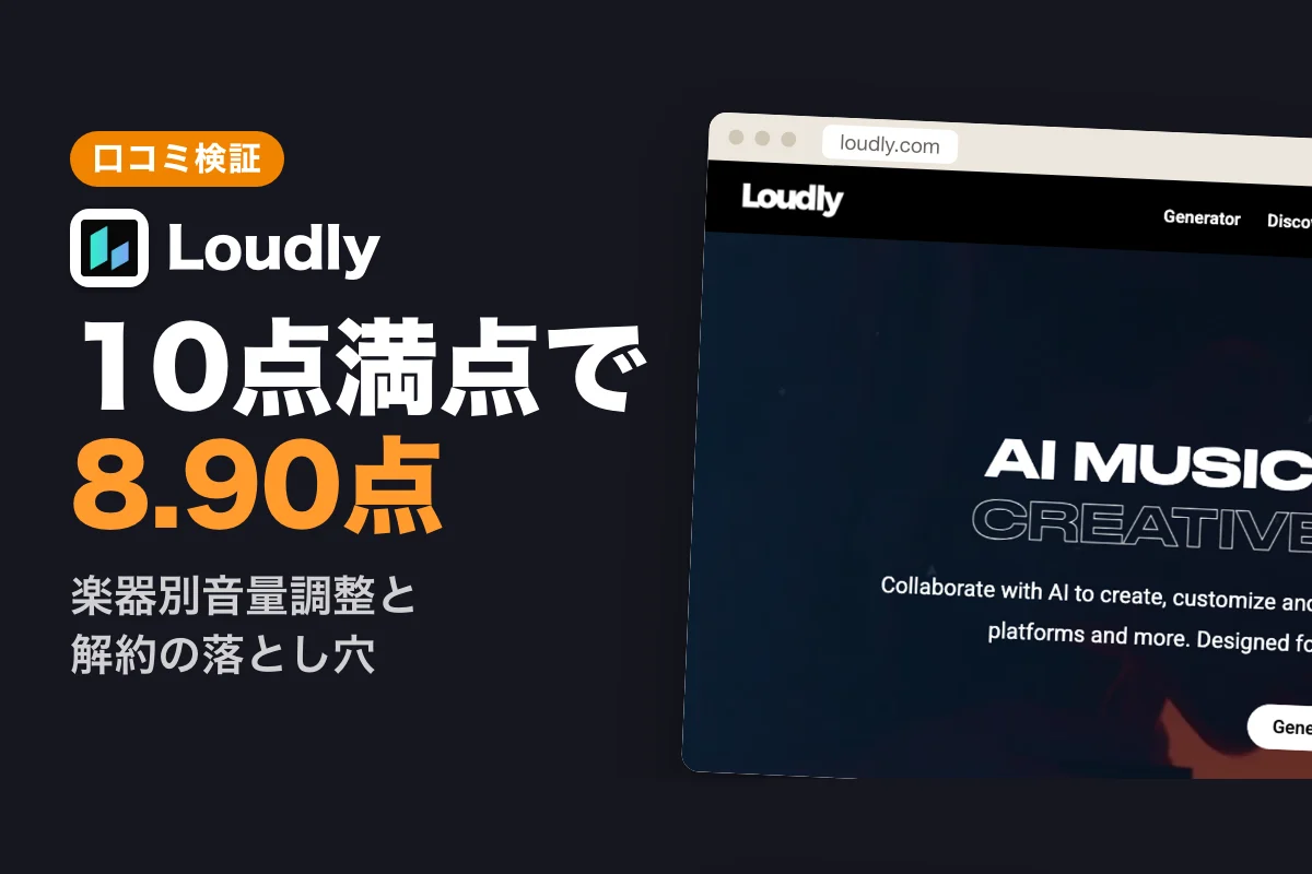 Loudlyの評判と1,200件の口コミから検証する音質とデメリット (2026年版)