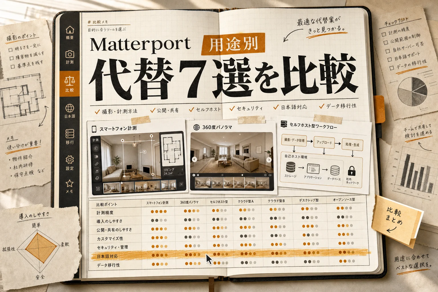 Matterport AI 代替7選｜無料・日本語・オープンソースで選ぶ (2026年版)