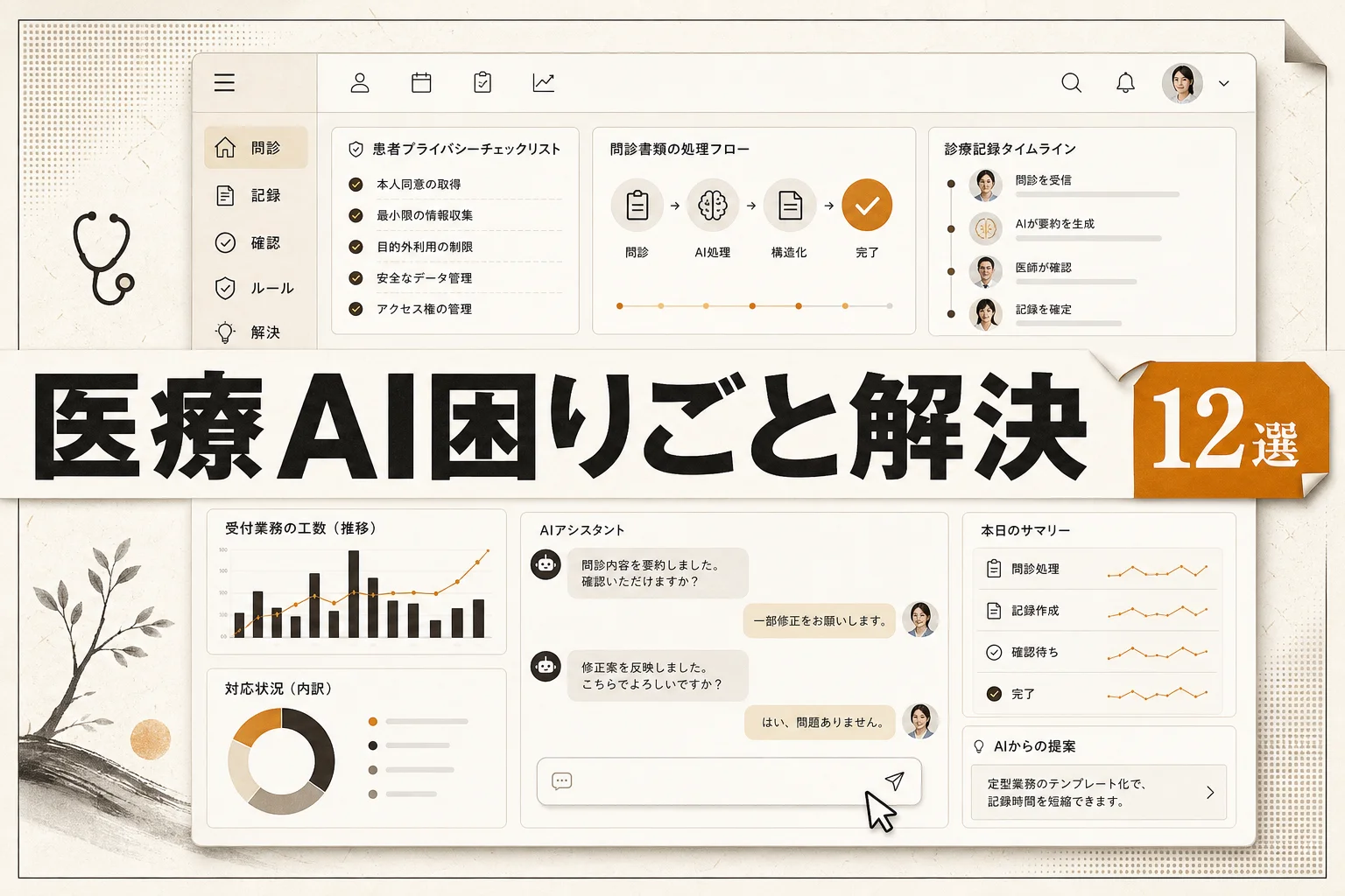 医療でAIが困った時のQ&A 12選｜現場の失敗と解決策