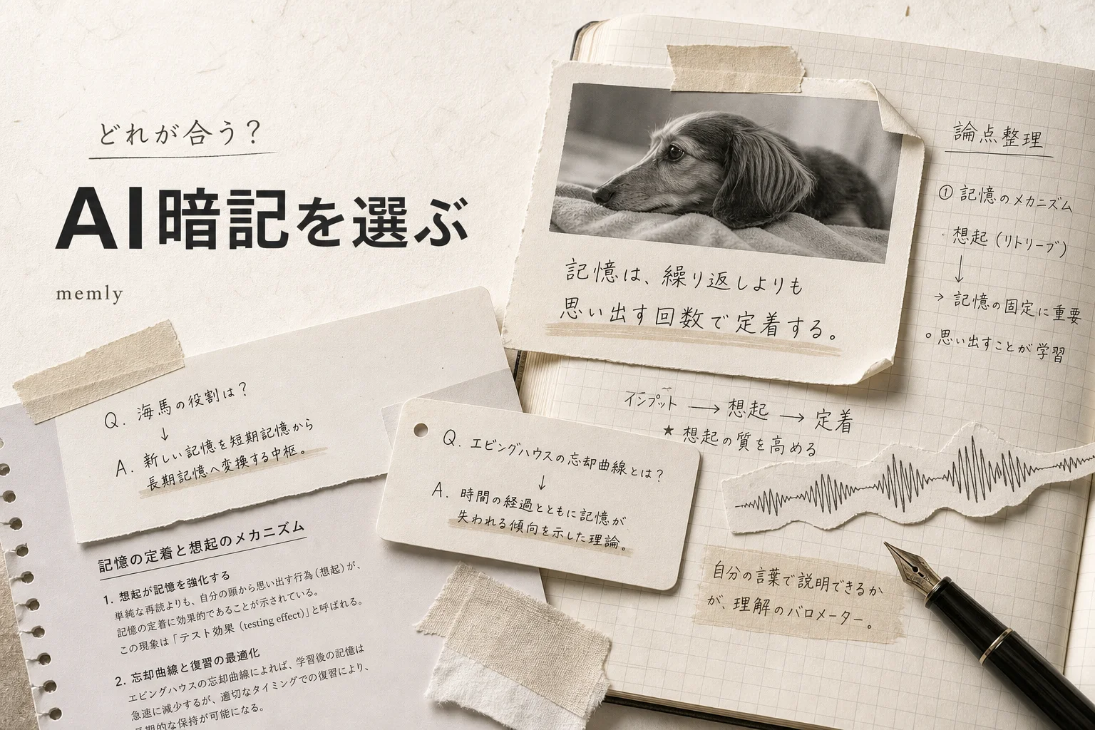 memlyの料金と使い方 — AI暗記アプリを月500円から使う選び方 (2026年版)