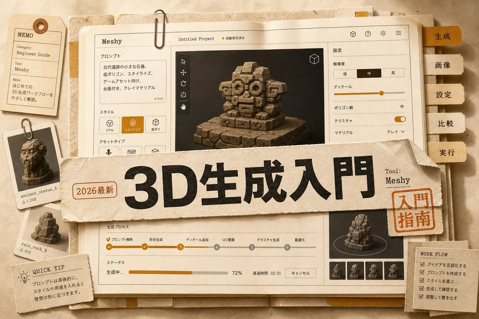 Meshy AIとは？料金・使い方・商用利用を丸ごと解説（2026年版）