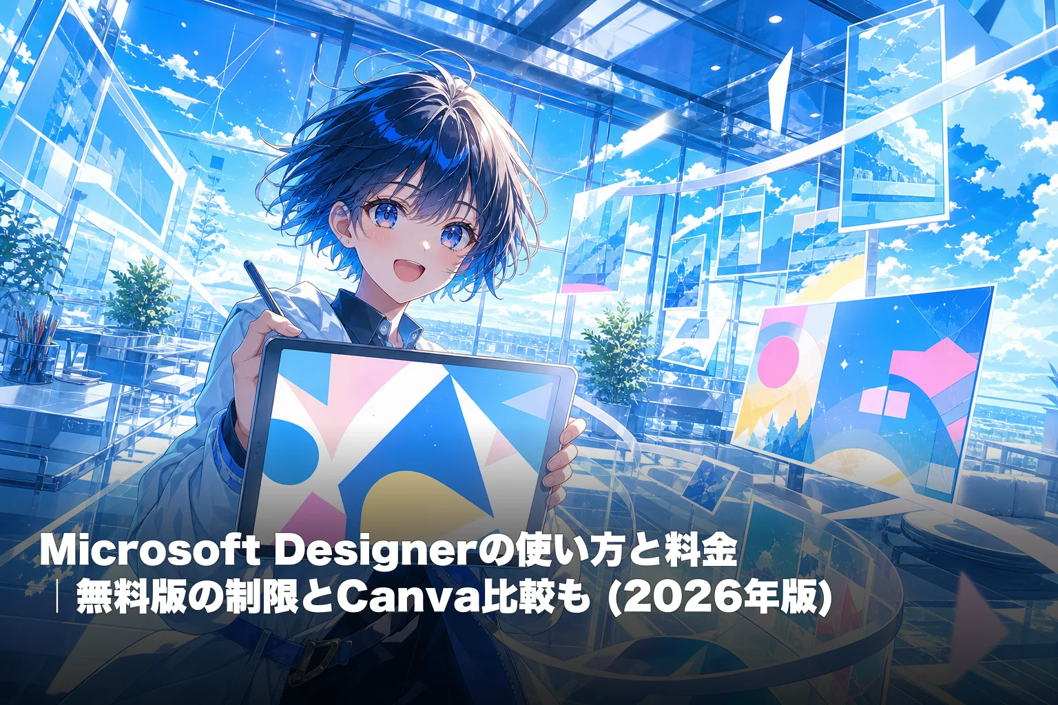Microsoft Designerの使い方と料金｜無料版の制限とCanva比較も (2026年版)