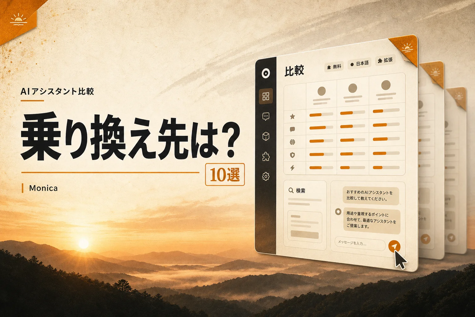 Monica代替おすすめ10選｜無料・日本語・オープンソースで選ぶ乗り換え先 (2026年版)
