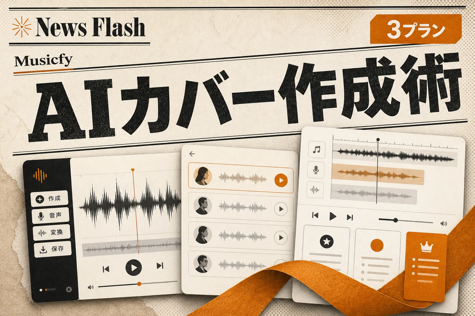 Musicfyの料金3プランと使い方、AIカバー作成の手順 (2026年版)