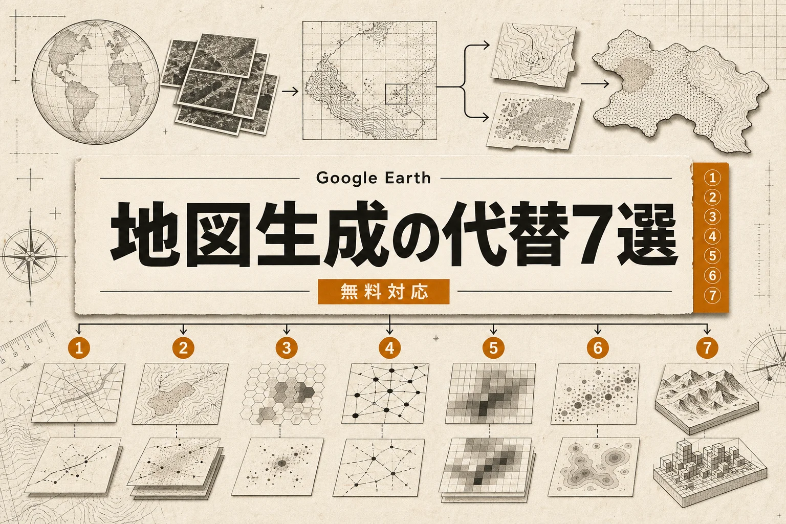 Nano Banana in Google Earth の代替7選、無料・日本語対応で選ぶ (2026年版)