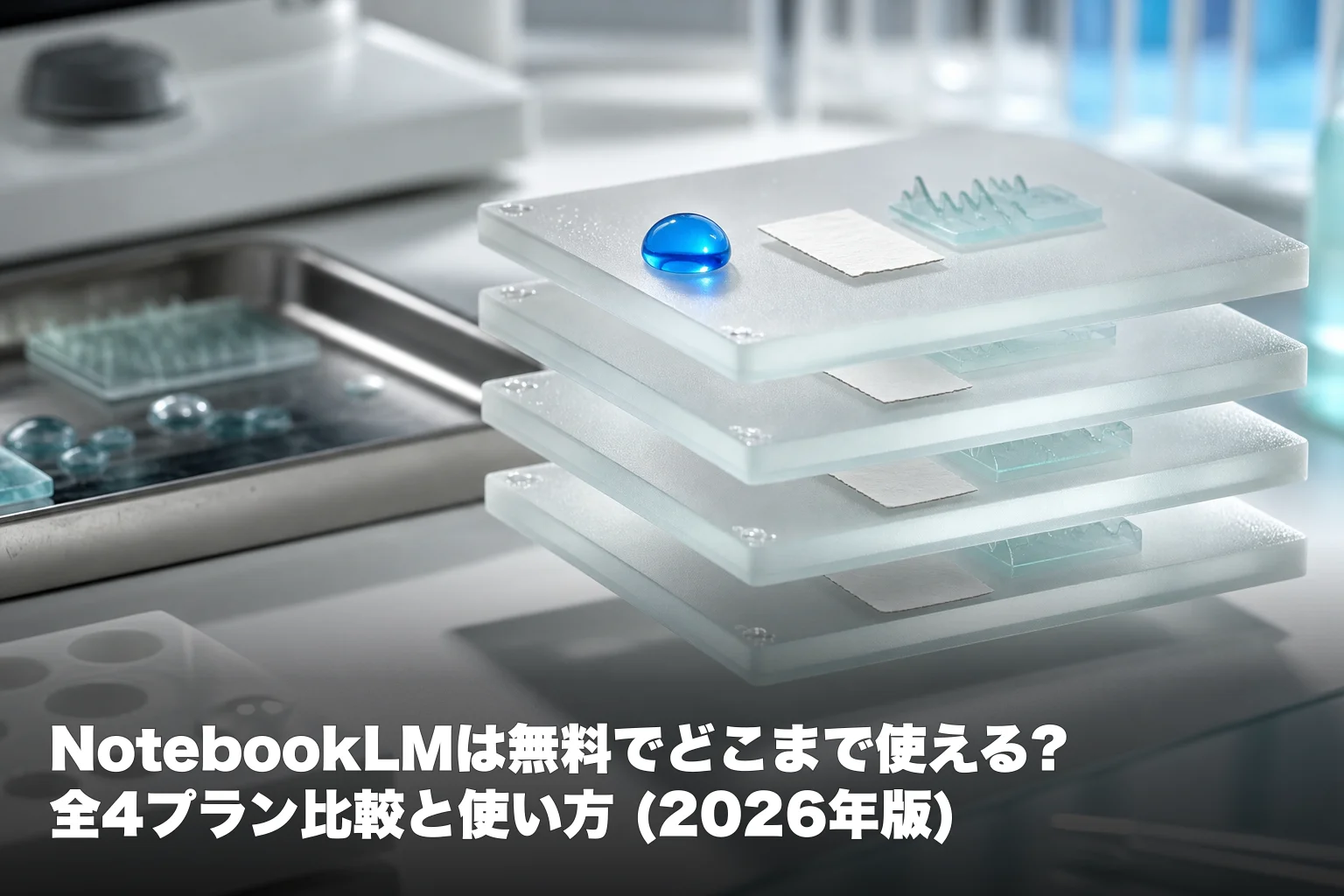 NotebookLMは無料でどこまで使える?全4プラン比較と使い方 (2026年版)