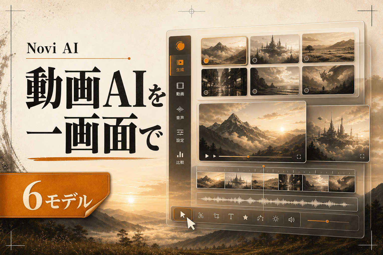 Novi AIとは？6モデル搭載のAI動画生成を無料枠から検証 (2026年版)