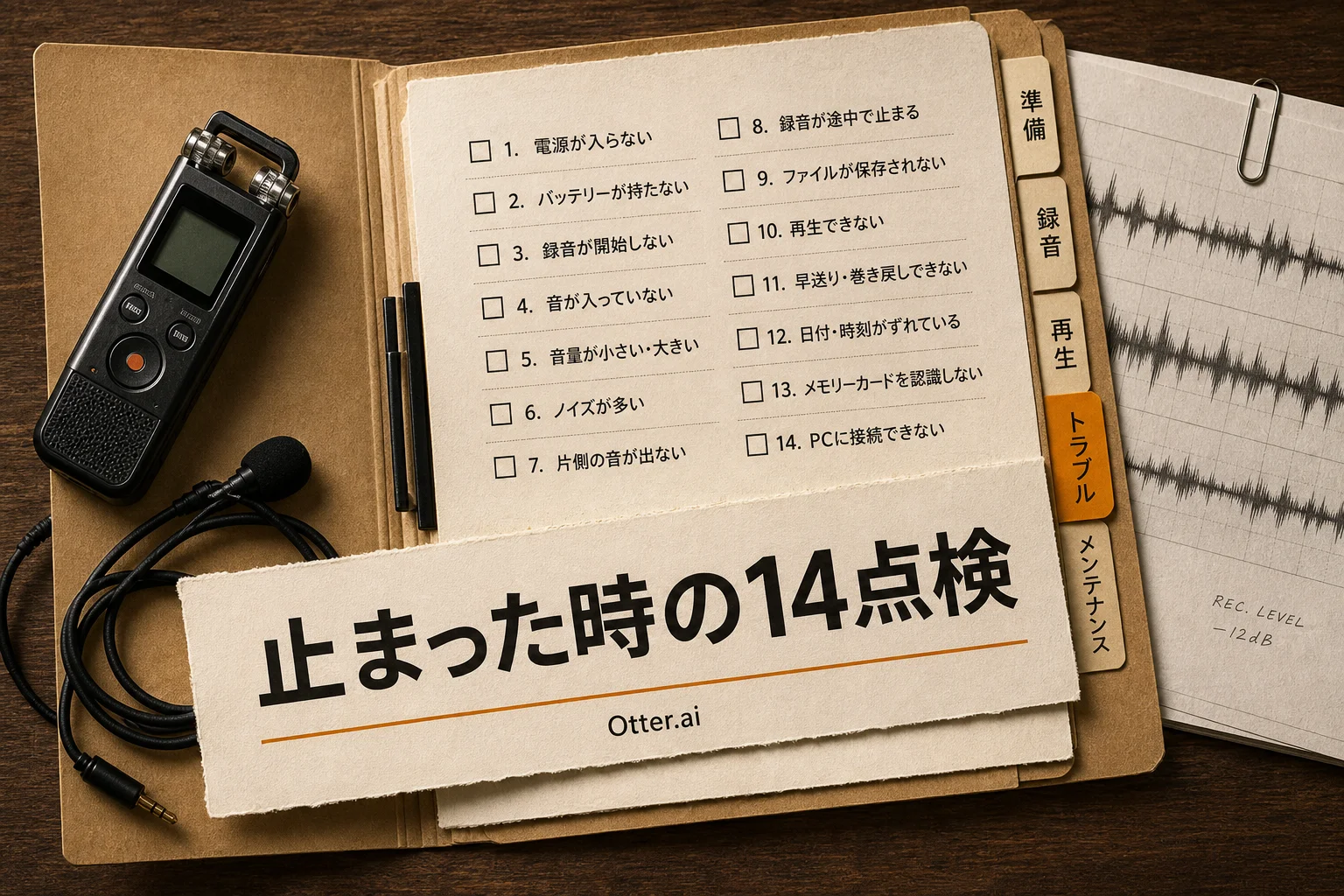 Otter.aiが動かない原因と対処法チェックリスト14項目 (2026年版)