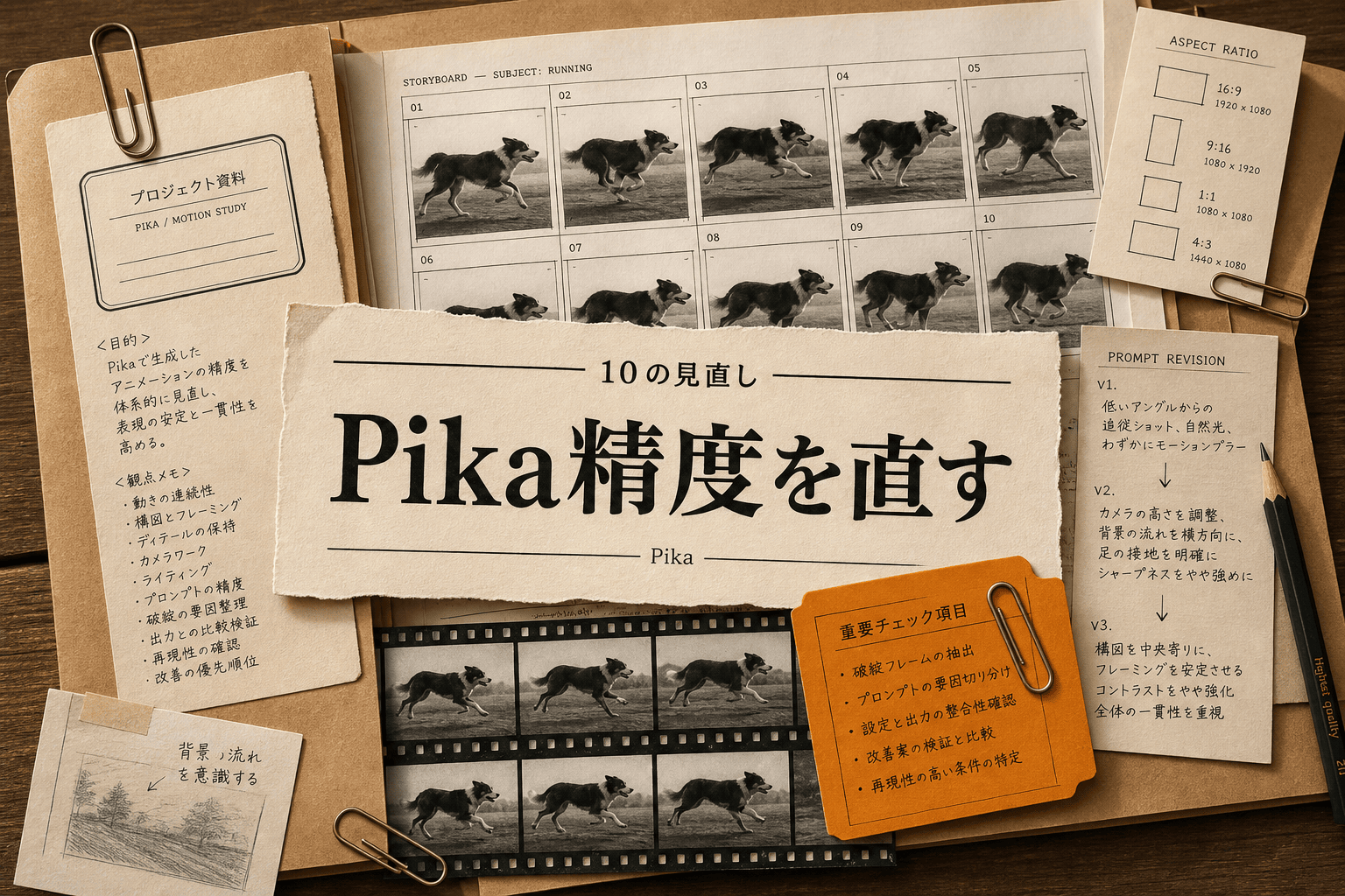 Pikaの精度が低いと感じたら。プロンプトと設定で直る10の見直し