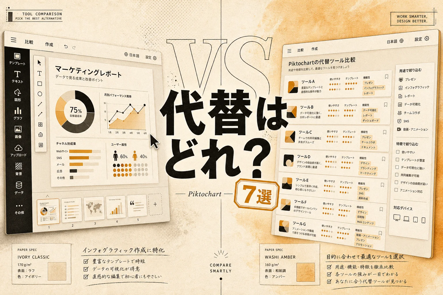 Piktochartの代替7選 無料・日本語・オープンソースで選ぶ (2026年版)