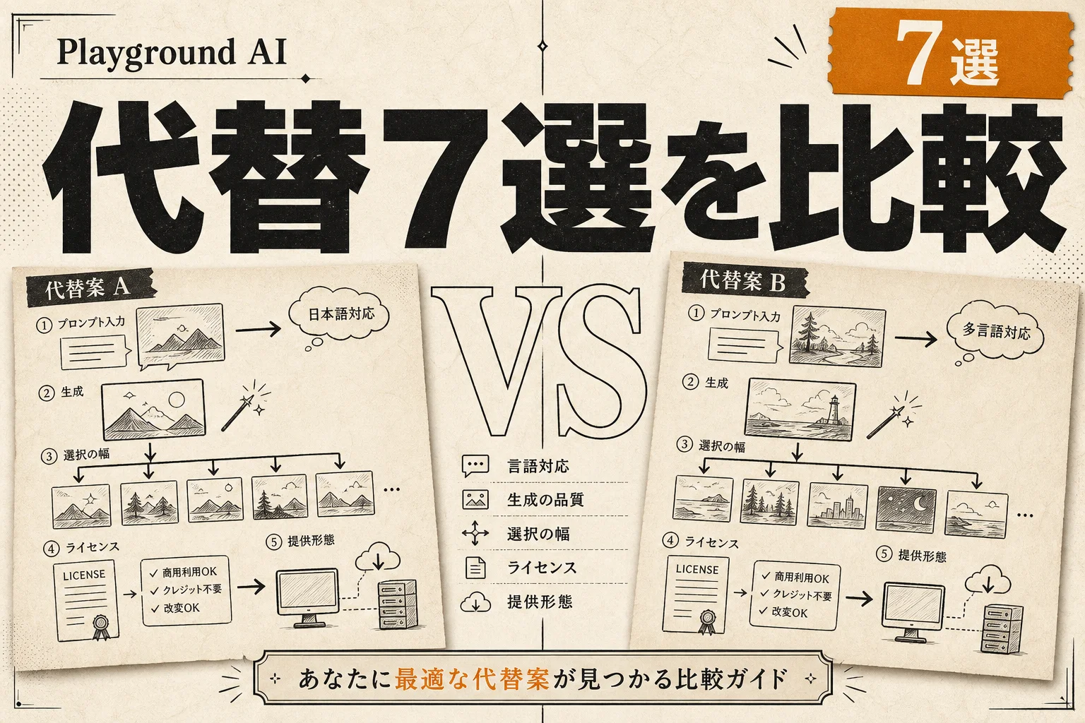 Playground AI 代替ツール7選 無料・日本語対応で選ぶ移行先 (2026年版)