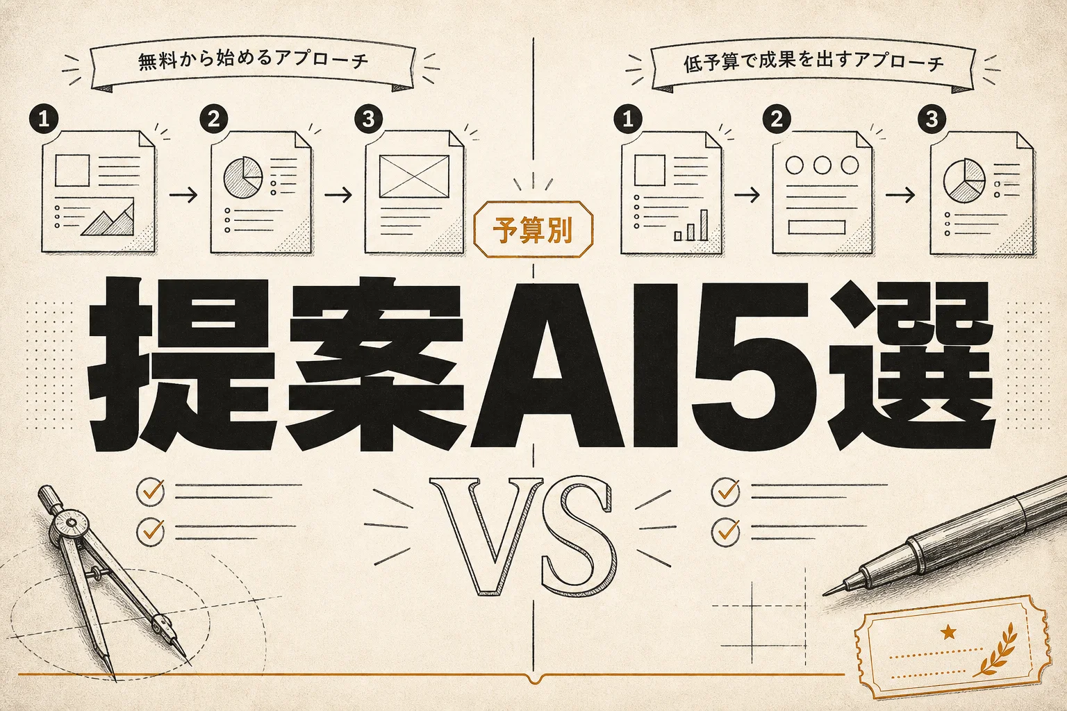 個人事業主の提案資料を作るAI 5選と月3,000円以下の組み方 (2026年版)