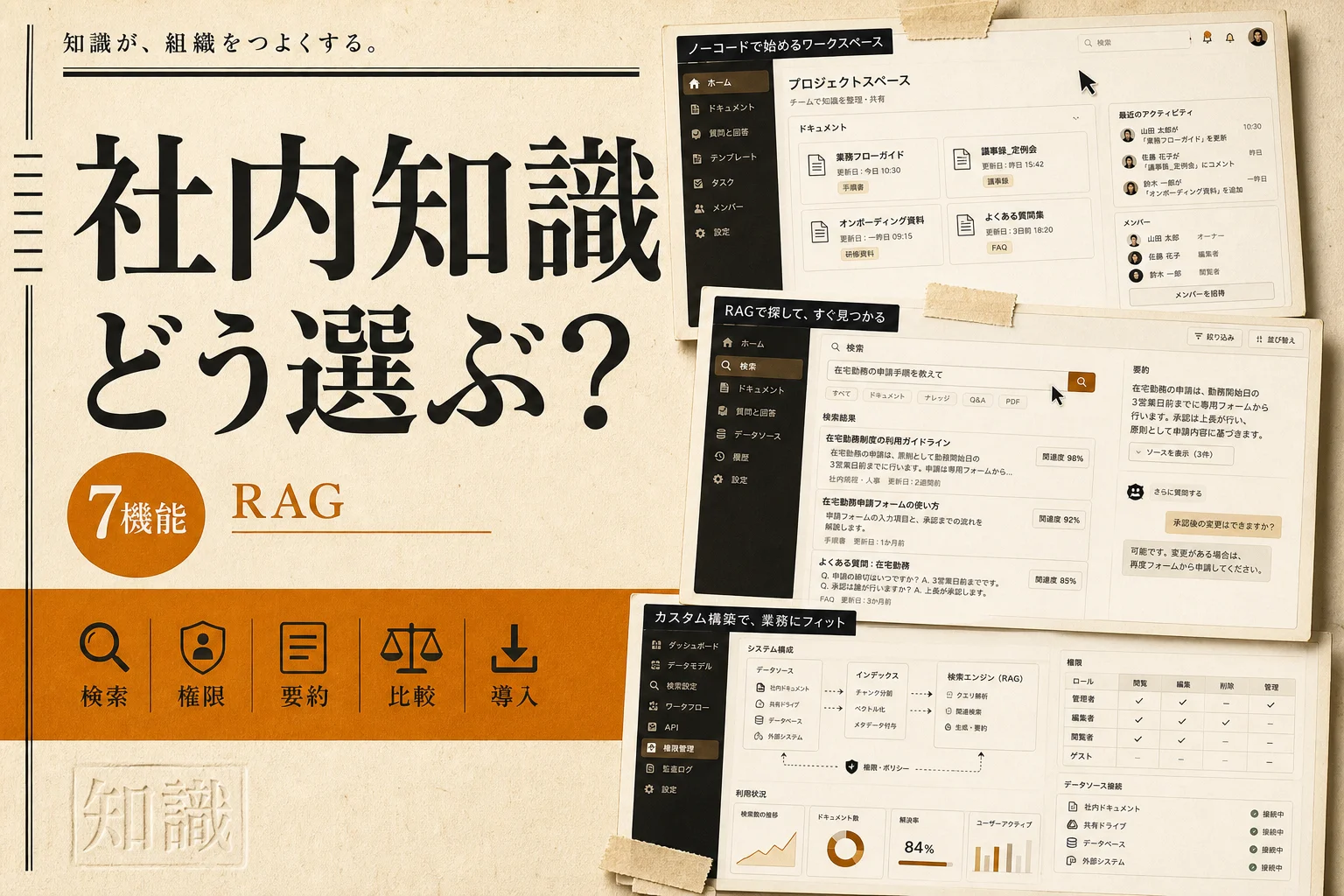 Qastクローンの自作と代替ツール比較、社内ナレッジ共有の選び方 (2026年版)