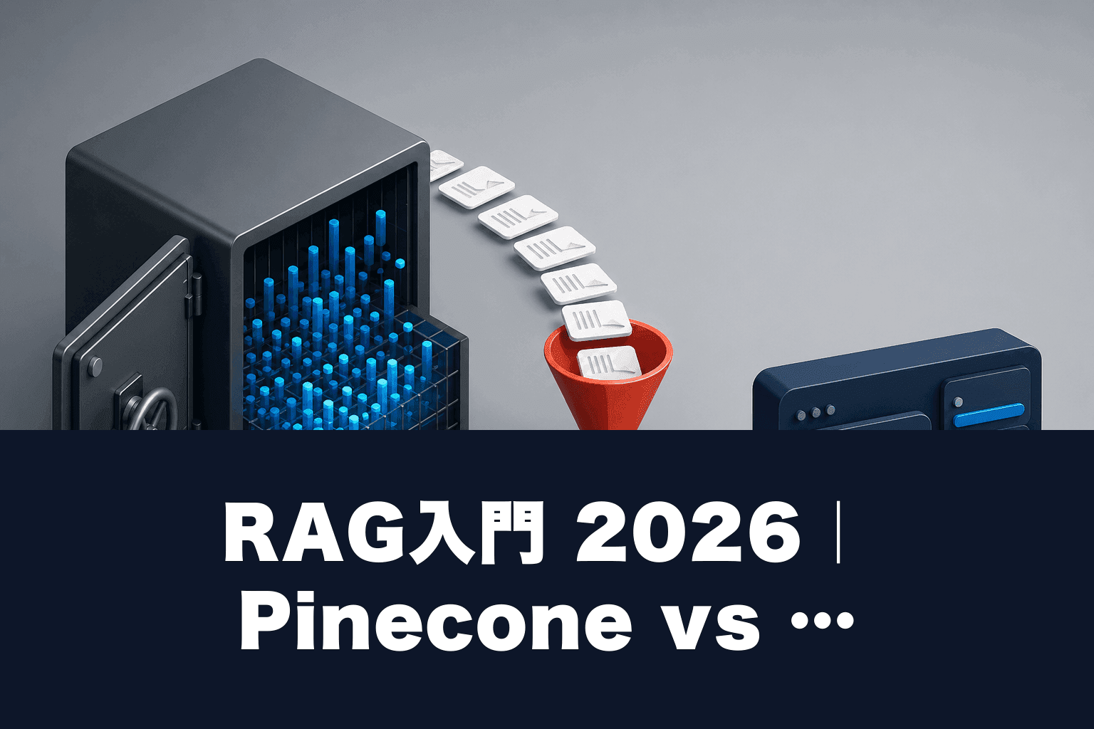 RAG入門 2026｜Pinecone vs Weaviate vs pgvector 5つを実装コードで比較