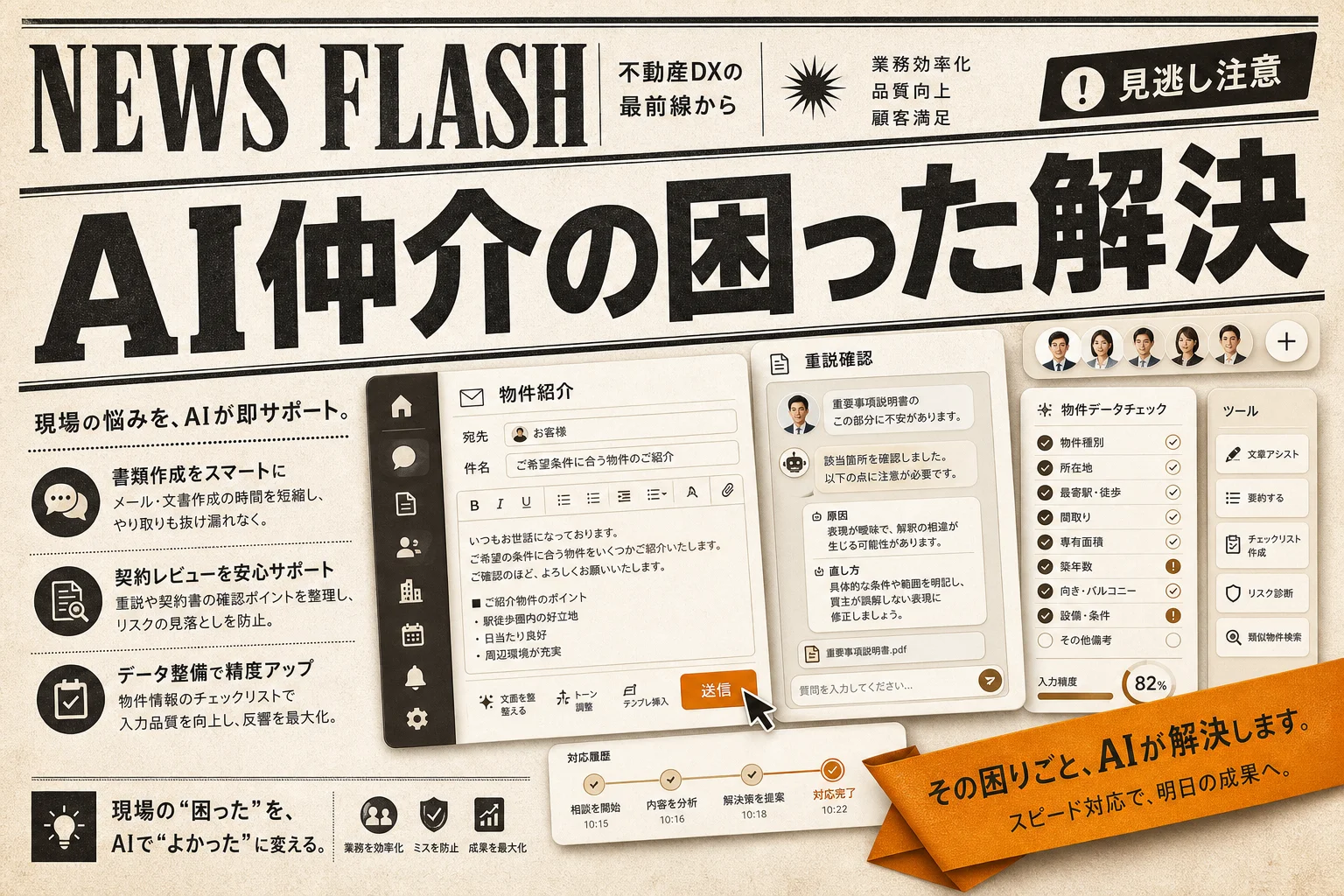 不動産仲介でAIが「困った」になる12の場面と解決策Q&A