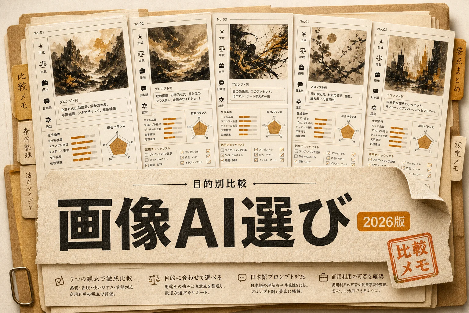画像生成AIのおすすめを目的別に、無料枠と月1,180円〜で比較 (2026年版)