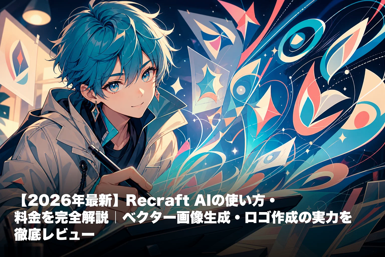 Recraft AIの使い方と料金｜SVGベクター生成・ロゴ作成の実力をレビュー (2026年版)