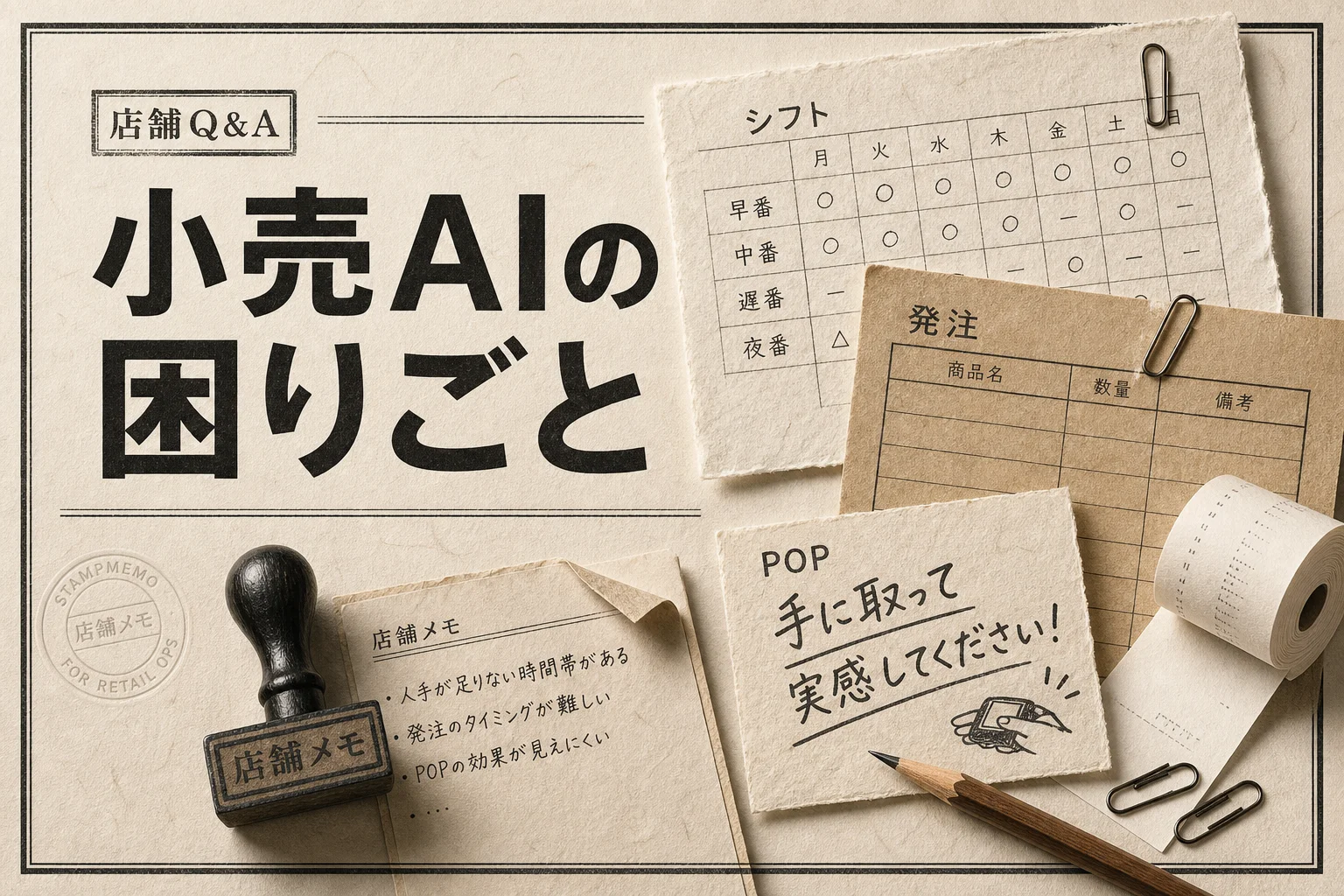 小売でAIに困ったときのQ&A 発注もシフトもうまくいかない理由と解決策