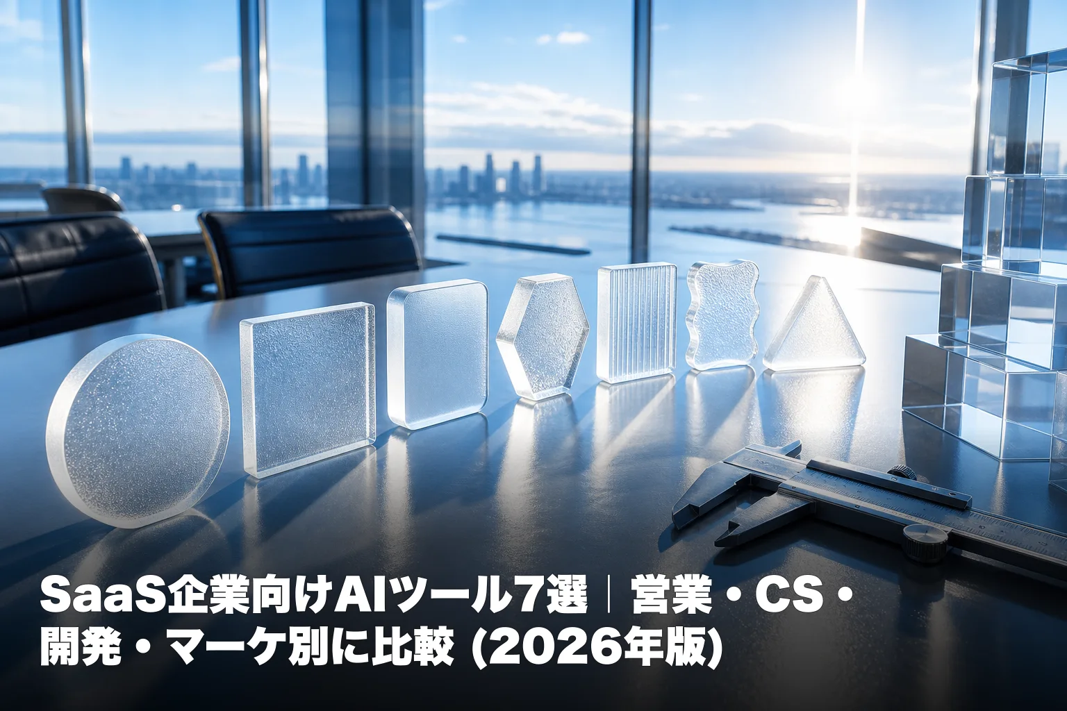 AI SaaSツール比較7選｜営業・CS・開発・マーケを部門別に料金で厳選【2026】
