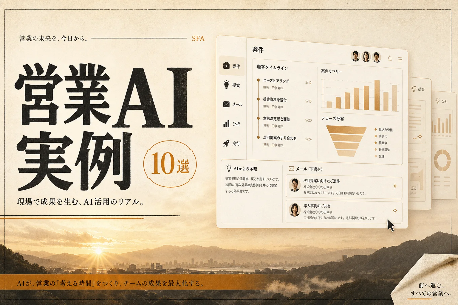 営業のAI活用事例10選｜約7割が成果UPした使い方とおすすめツール
