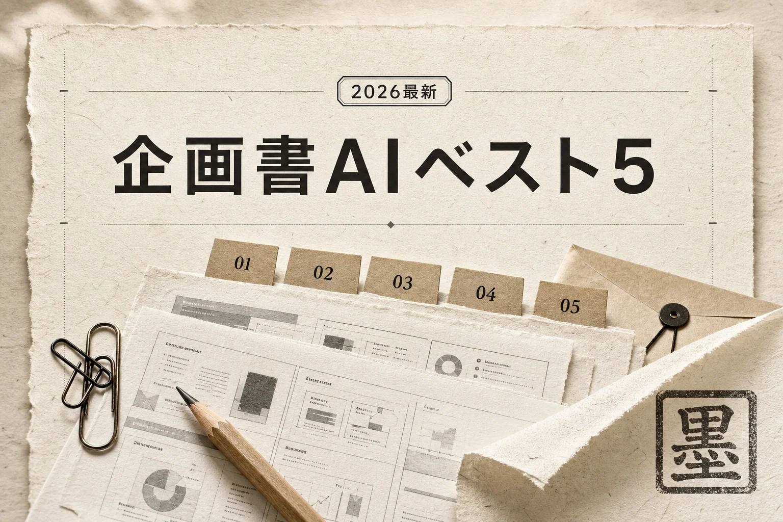 営業マンの企画書作成AIベスト5と月3,000円で始める使い分け (2026年版)