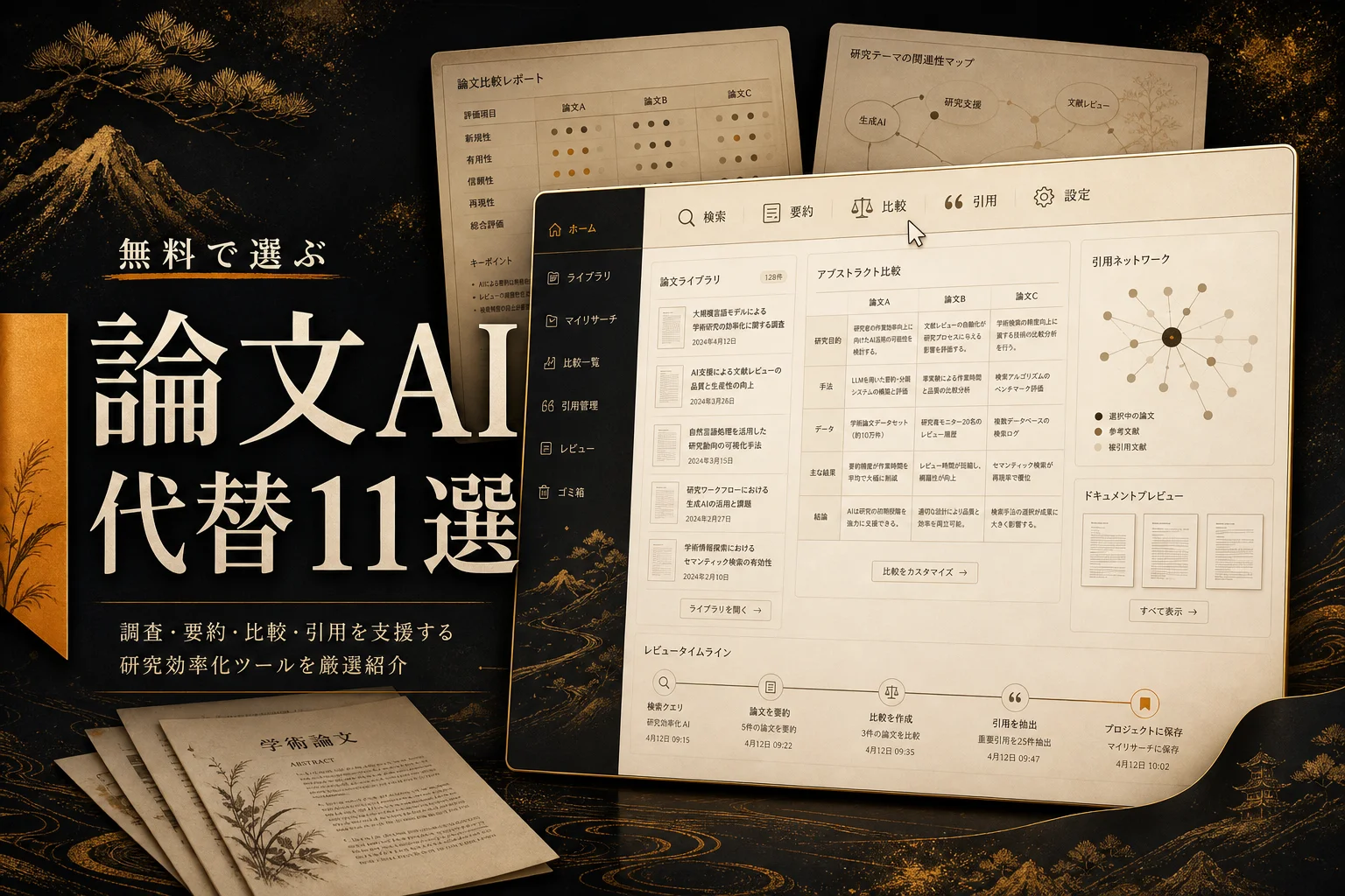 SciSpace 代替11選 — 無料・日本語対応で選ぶ論文AI (2026年版)