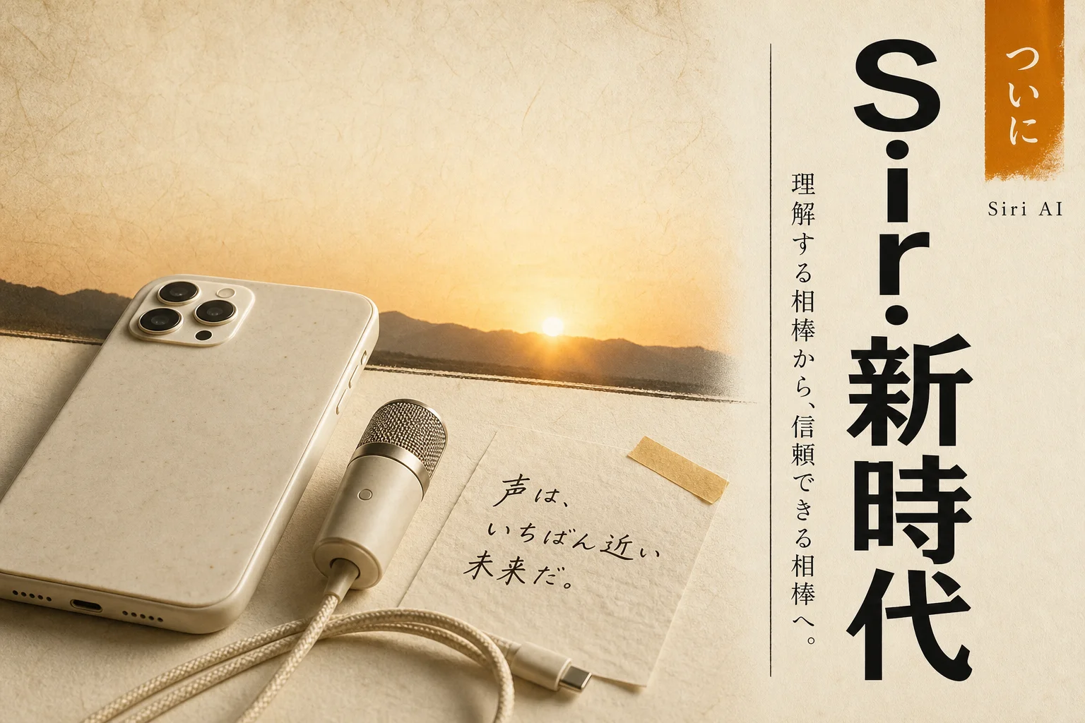 Siri AIとは？iOS 27で変わる3つの機能と日本語対応・対応機種
