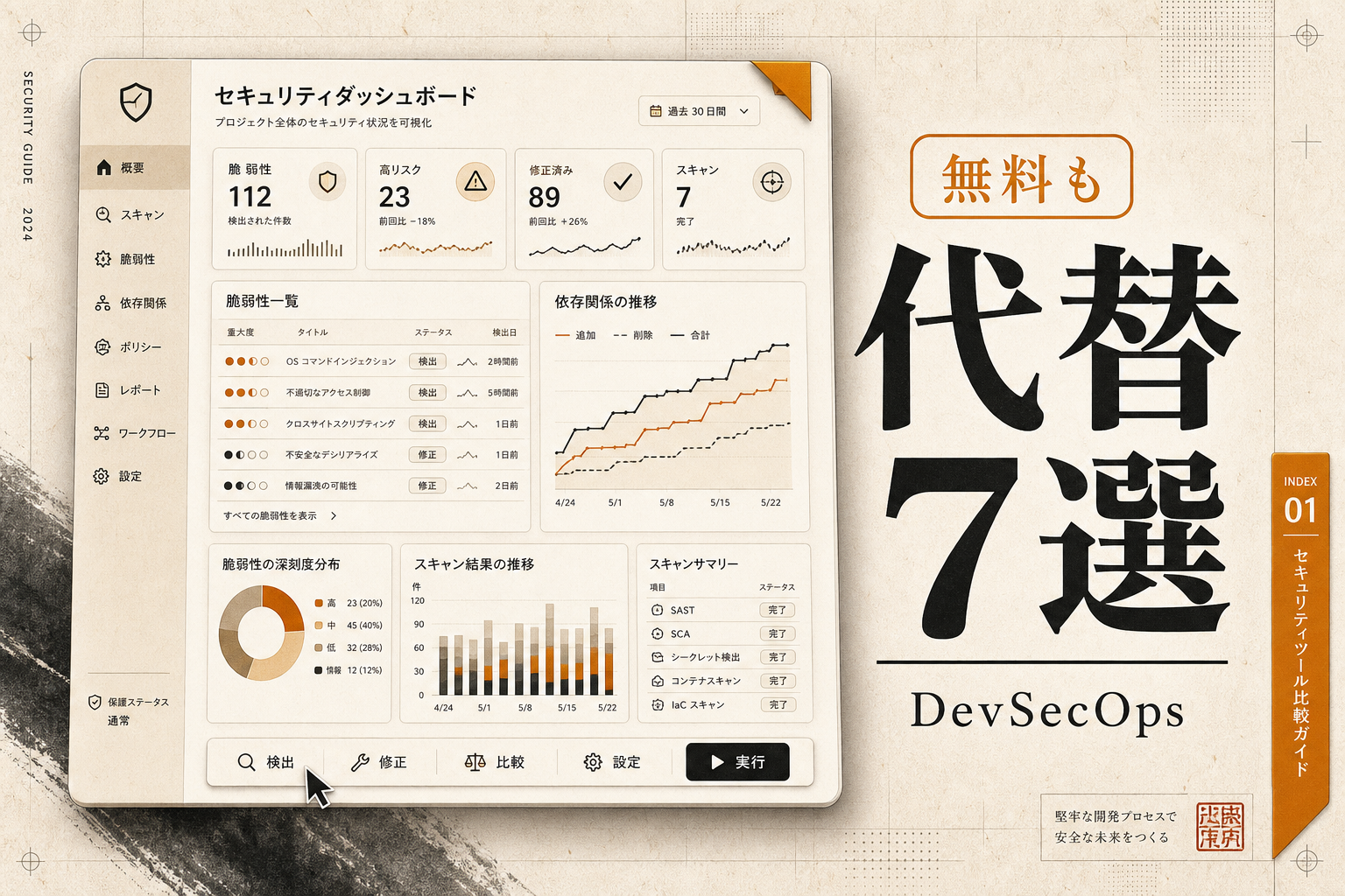 Snyk 代替7選｜無料・オープンソース・日本語で選ぶ（2026年版）