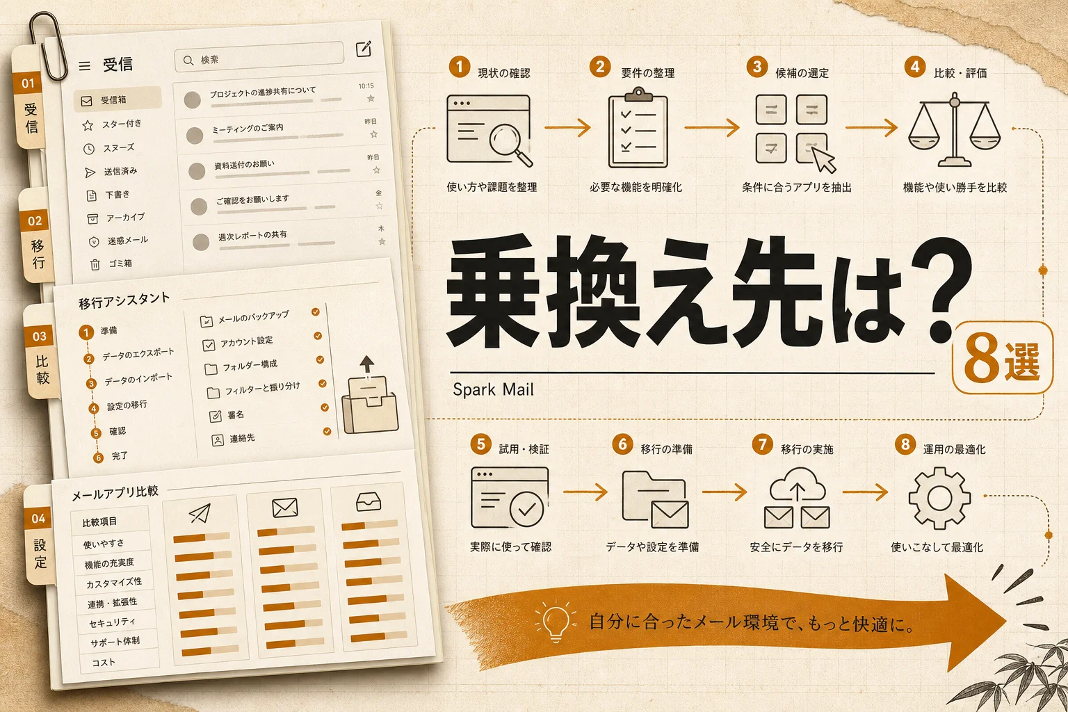 Spark Mail 代替おすすめ8選｜無料・日本語・オープンソースで選ぶ (2026年版)