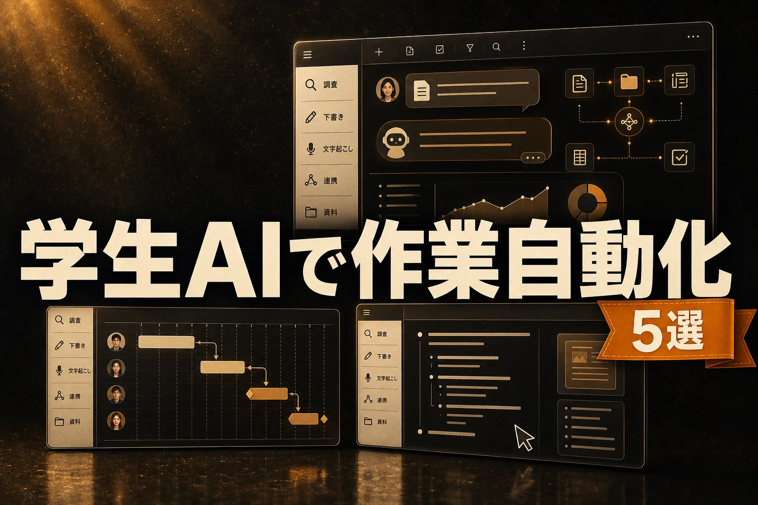 学生の自動化AIベスト5 月3,000円以下で始める作業効率化 (2026年版)