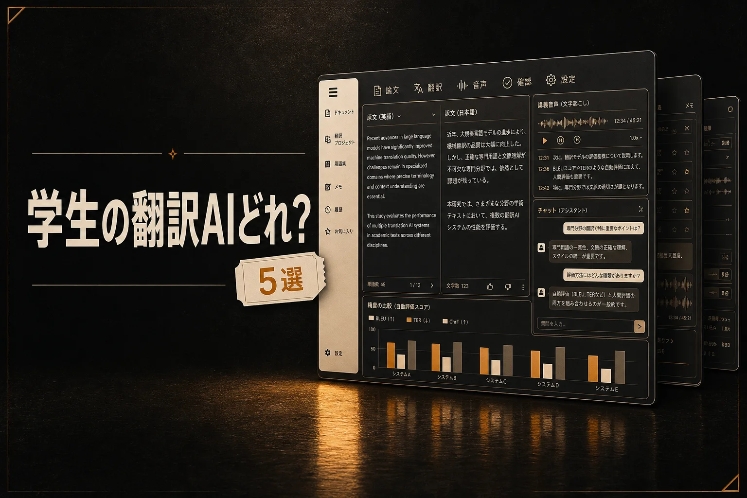 学生の翻訳AIベスト5と月3,000円以下の組み合わせ方 (2026年版)
